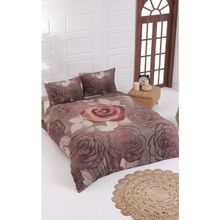 Colorpool Velvet Rose 160x220 cm Bordo Tek Kişilik Nevresim Takımı