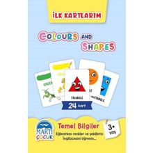 Colours And Shapes İlk Kartlarım - Martı Yayınları