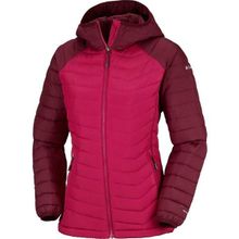 Columbia 1699071-623 Powder Lıte Hooded Bordo Kadın Mont