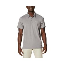 Columbia AO2933-004 Erkek Tech Trail Polo Gri T-shirt