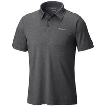 Columbia AO2933-013 Gri Tech Trail Polo Erkek T-shirt