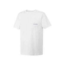 Columbia CS0282-100 Csc M Basic Sm Logo Brushed Erkek Beyaz Outdoor T-Shirt