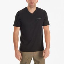 Columbia CS0288 Brushed V Neck Siyah Erkek T-shirt