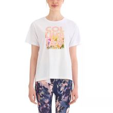 Columbia CS0315-100 Floral Blur Kadın Beyaz Outdoor T-Shirt