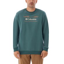 Columbia CS0329-353 Yeşil Nature And Back Crew Erkek Outdoor Sweatshirt