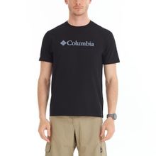 Columbia CSC Basic Big Logo Brushed Siyah Kısa Kollu Erkek T-shirt
