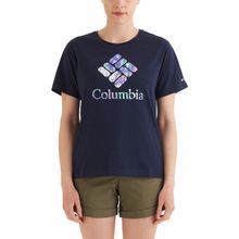 Columbia Csc Gem Wisterian Koyu Lacivert Kısa Kollu Kadın T-shirt
