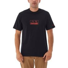Columbia CSC Peaked Badge Siyah Kısa Kollu Erkek T-shirt