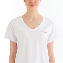 Columbia Csc W Basic Kadın Beyaz Kısa Kollu T-shirt