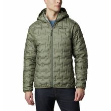 Columbia Delta Ridge Down Hooded Yeşil Erkek Kaz Tüyü Mont
