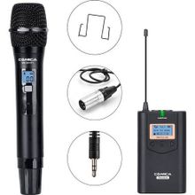 Comica CVM-WM100H Kablosuz El Mikrofonu ile UHF 48 Kanal Verici