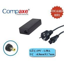 Compaxe CNH 158 Hp 30w 19v 1.58a 4.8 1.7 Notebook Adaptörü
