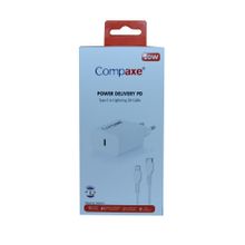Compaxe CTA-200TI 20 W 5 V 3 A PD Kafa ve Type-C Şarj Kablosu