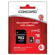 Concord C-M4 4 GB Class 6 Micro SD Hafıza Kartı