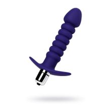 Condal anal vibratör, suya dayanıklı, silikon, mor, 14 cm, Ø 2,9 cm