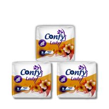 Confy Lady 9 Adet 3 Paket Long Maxi Hijyenik Ped