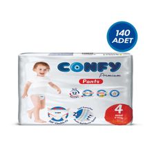Confy Premium No:4 Maxi 140 Adet Külot Bebek Bezi