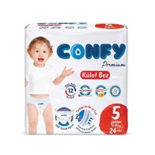 Confy Premium No:5 Junior 24 Adet Külot Bebek Bezi
