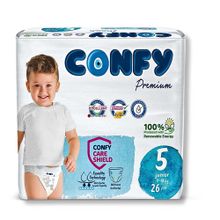 Confy Premium No:5 Junior 26 Adet Bebek Bezi