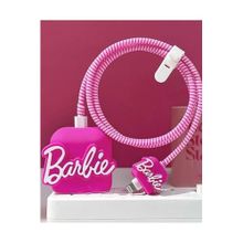 Constrain iPhone 18W 20W İle Uyumlu Barbie Şarj Kablosu Koruyucu