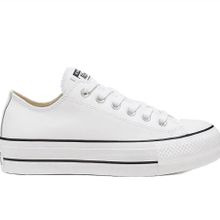 Converse 561680C Chuck Taylor All Star Leather Beyaz Platform Kadın Günlük Ayakkabı