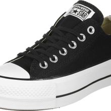 Converse Ctas Lift Ox Siyah Kadın Spor Ayakkabı