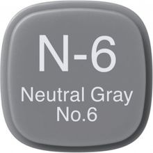 Copic N-6 Neutral Gray No.6 Markör Kalem
