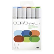 Copic Sketch 6'lı Earth Essentials Marker Set