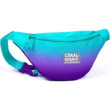 Coral High 11515 Kids Turkuaz Mor Renk Geçişli Bel Çantası