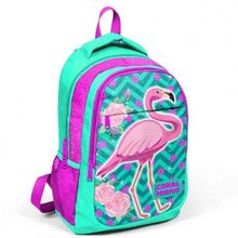 Coral High 14382 Flamingo Desenli Okul Sırt Çantası