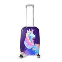 Coral High 16540 50 cm Unicorn Desenli Kabin Boy Valiz