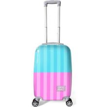Coral High 16554 Renkli Çizgili Desenli 50 cm Kabin Boy Valiz