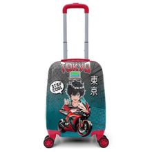 Coral High 16782 Anime Motorsiklet Desenli Minik Boy Cocuk Valizi