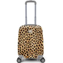 Coral High 16789 Leopar Desenli 40 cm Mini Kabin Boy Valiz