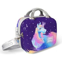 Coral High 16896 Unicorn Desenli Omuz Askılı PC Makyaj Çantası