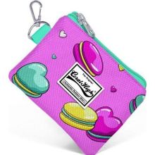 Coral High 21711 Kids Açık Pembe Makaron Desenli Bozuk Para Çantası