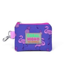 Coral High 21726 Mor Kız Çocuk Kids Flamingo Desenli Bozuk Para Çantası