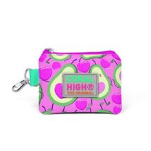 Coral High 21809 Kids Açık Pembe Su Yeşili Avakoda Desenli Bozuk Para Çantası
