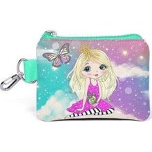 Coral High 21833 Kids Pembe Su Yeşili Unicornlu Kız Desenli Bozuk Para Çantası