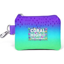 Coral High 21906 Mor Lila Renk Geçişli Bozuk Para Çantası