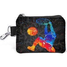 Coral High 21912 Gri Basketbol Desenli Bozuk Para Çantası