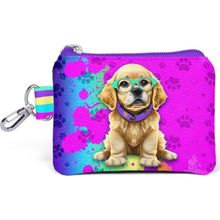 Coral High 21931 Kids Mor Pembe Köpek Desenli Bozuk Para Çantası