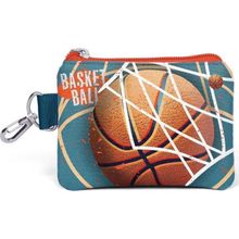 Coral High 21933 Kids Nefti Turuncu Basketbol Desenli Bozuk Para Çantası