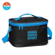 Coral High 22810 Sport Siyah-Mavi Thermo Beslenme Çantası