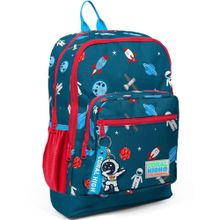 Coral High 23116 Kids Civit Kırmızı Uzay Desenli Dört Bölmeli Okul Sırt Çantası