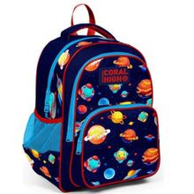 Coral High 23400 Kids Lacivert Mavi Üç Bölmeli Okul Sırt Çantası