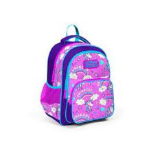 Coral High 23404 Kids Mor Açık Pembe Unicorn Desenli Üç Bölmeli Okul Sırt Çantası