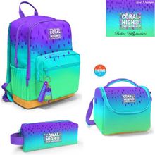 Coral High 23637 Mor Lila Renk Geçişli Okul Sırt Çantası