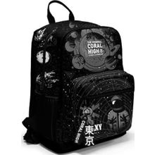 Coral High 23644 Siyah Galaxy Desenli Okul Sırt Çantası