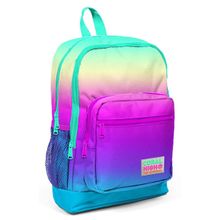 Coral High Coral High Pembe-Yeşil-Mavi Renk Desenli İlkokul ve Günlük Sırt Çantası